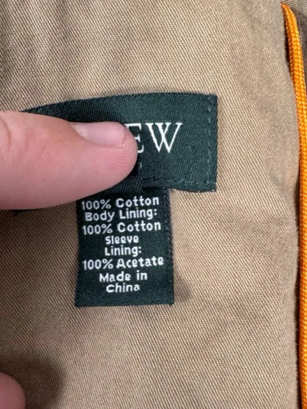 Vintage J Crew Cord Blazer Men's XL Brown Corduroy Sport Coat Jacket 65760